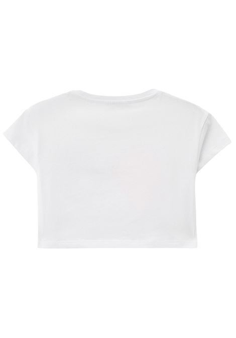 T-shirt bambina bianca in cotone Patrizia Pepe | 7M0920/MABIANCO